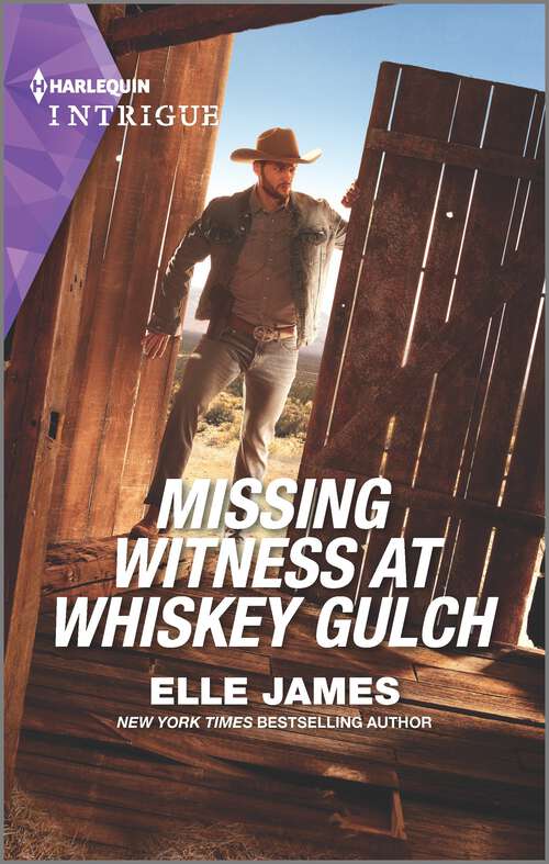 Book cover of Missing Witness at Whiskey Gulch (Original) (The Outriders Series #5)