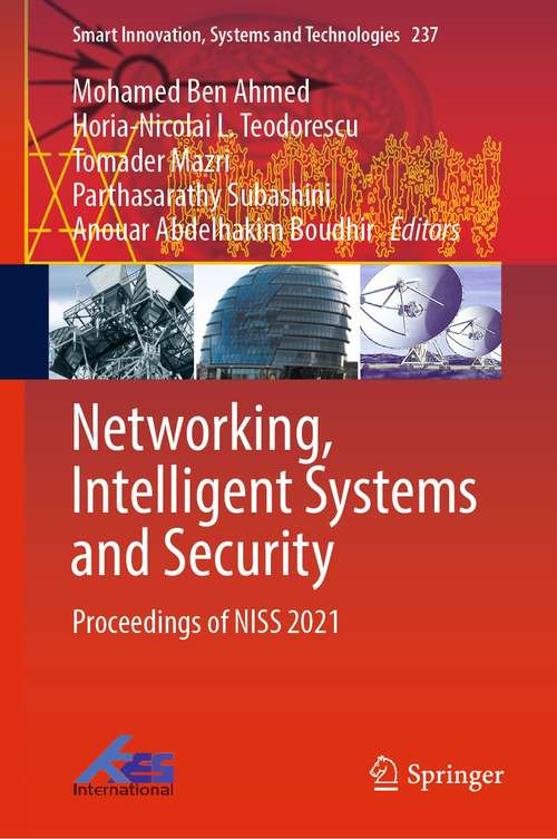 Book cover of Networking, Intelligent Systems and Security: Proceedings of NISS 2021 (1st ed. 2022) (Smart Innovation, Systems and Technologies #237)