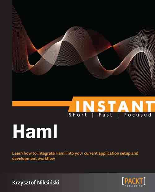 Book cover of Instant Haml