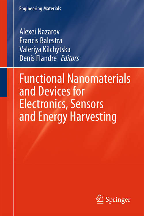 Book cover of Functional Nanomaterials and Devices for Electronics, Sensors and Energy Harvesting