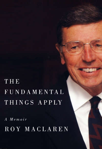 Book cover of The Fundamental Things Apply: A Memoir