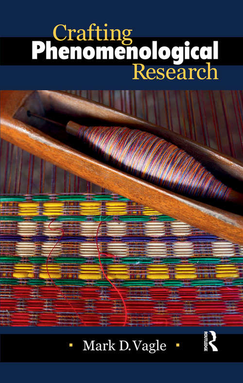 Book cover of Crafting Phenomenological Research