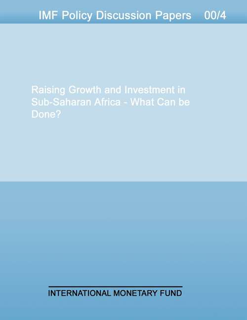 Book cover of IMF Policy Discussion Paper