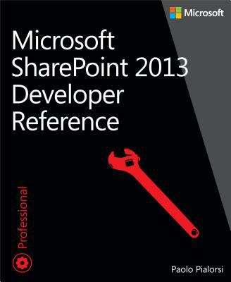 Book cover of Microsoft SharePoint 2013 Developer Reference