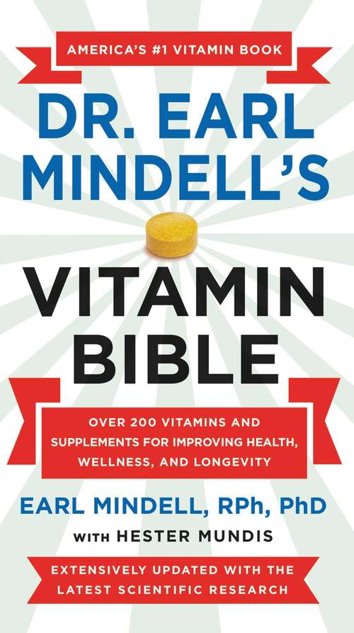 Book cover of Earl Mindell's New Vitamin Bible
