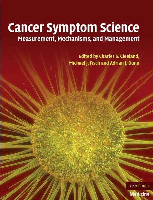 Book cover of Cancer Symptom Science