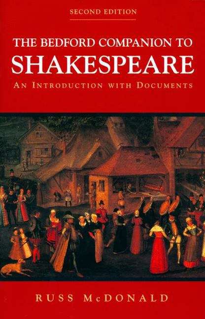 Book cover of The Bedford Companion to Shakespeare: An Introduction with Documents
