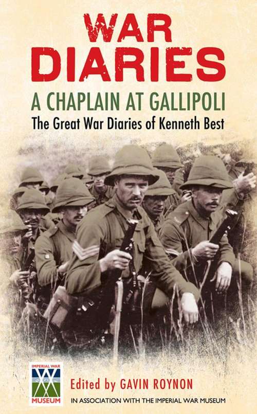 Book cover of A Chaplain at Gallipoli