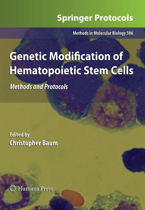 Book cover of Genetic Modification of Hematopoietic Stem Cells