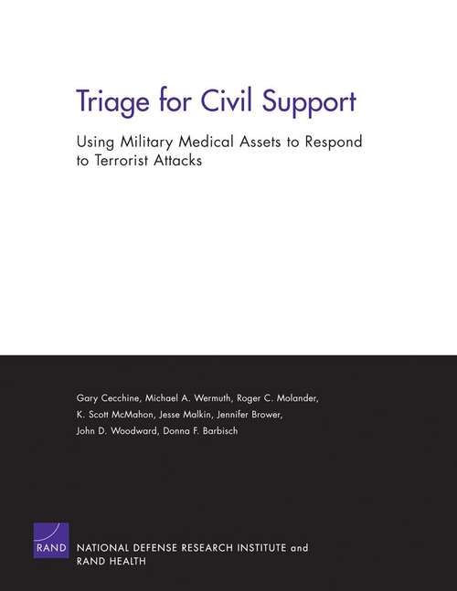 Triage for Civil Support: Using Military Medical Assets to Respond to Terrorist Attacks