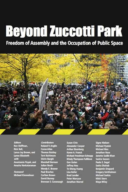 Book cover of Beyond Zuccotti Park: Freedom of Assembly and the Occupation of Public Space