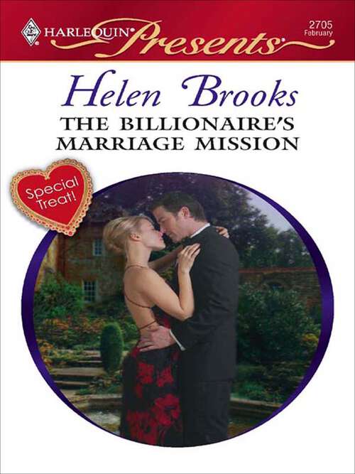 Book cover of The Billionaire's Marriage Mission (Dinner at 8 #6)