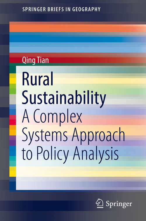 Book cover of Rural Sustainability