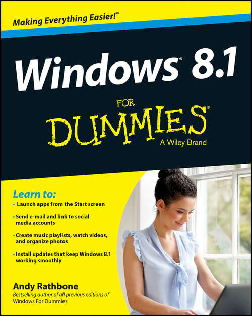 Book cover of Windows 8.1 For Dummies