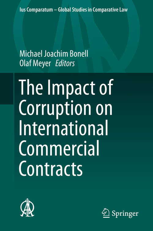Book cover of The Impact of Corruption on International Commercial Contracts
