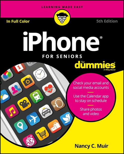 Cover image of iPhone For Seniors For Dummies