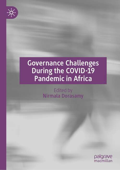 Book cover of Governance Challenges During the COVID-19 Pandemic in Africa (1st ed. 2022)