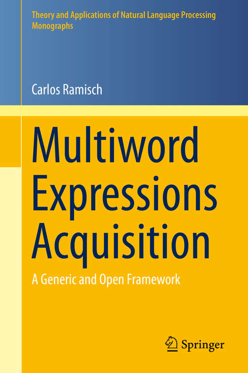 Book cover of Multiword Expressions Acquisition
