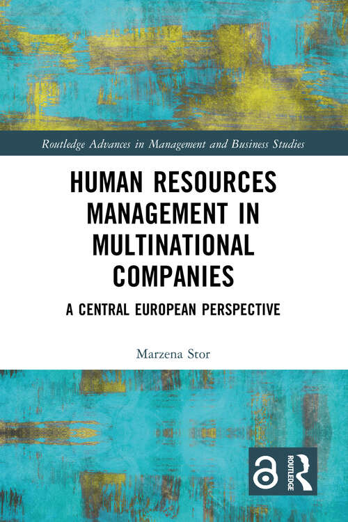 Book cover of Human Resources Management in Multinational Companies: A Central European Perspective (Routledge Advances in Management and Business Studies)