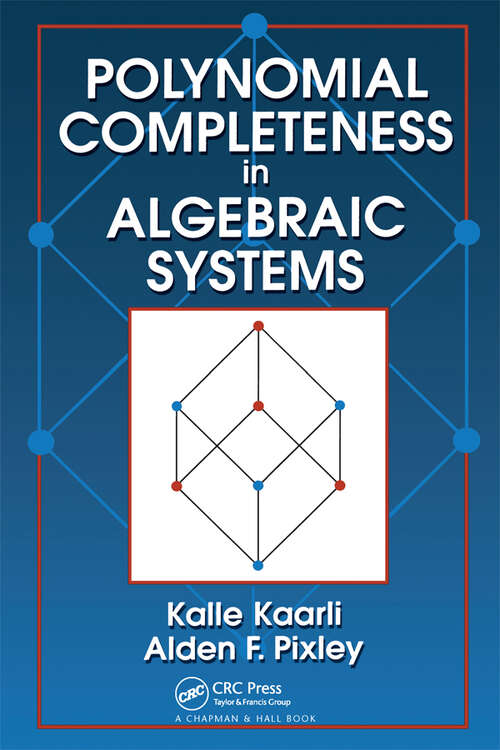 Book cover of Polynomial Completeness in Algebraic Systems (1)