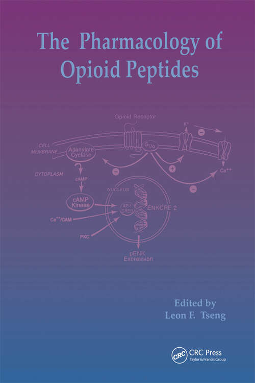 Book cover of Pharmacology of Opioid Peptides