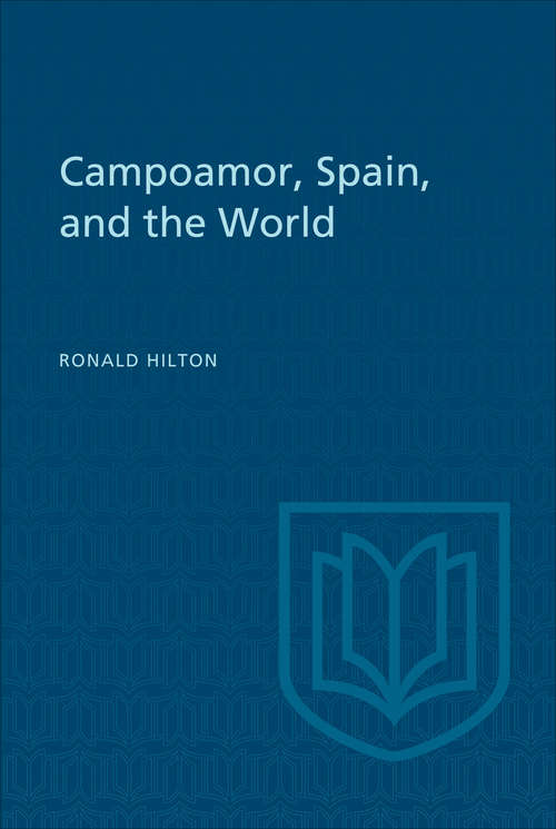 Book cover of Campoamor, Spain, and the World