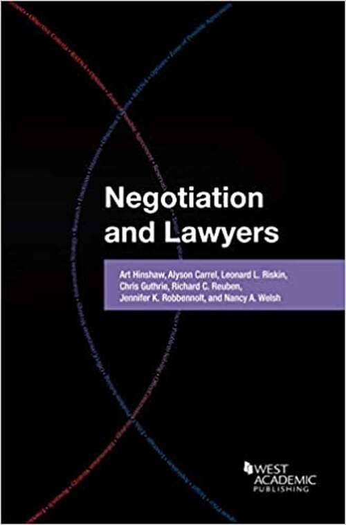 Book cover of Negotiation and Lawyers (Career Guides)