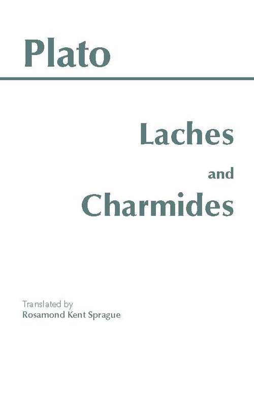 Book cover of Laches and Charmides