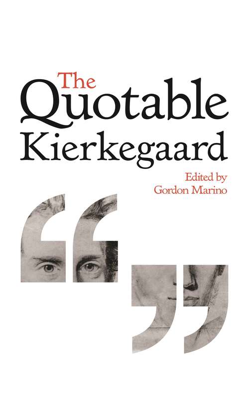 Book cover of The Quotable Kierkegaard
