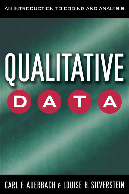 Book cover of Qualitative Data