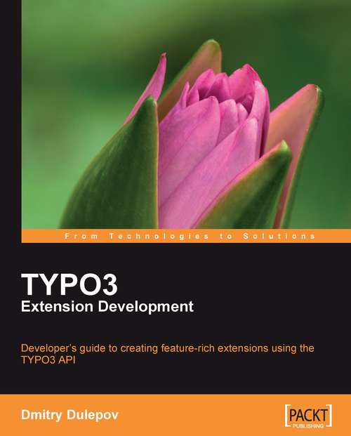 Book cover of TYPO3 Extension Development