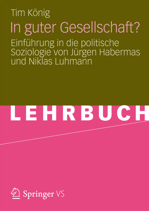 Book cover of In guter Gesellschaft?