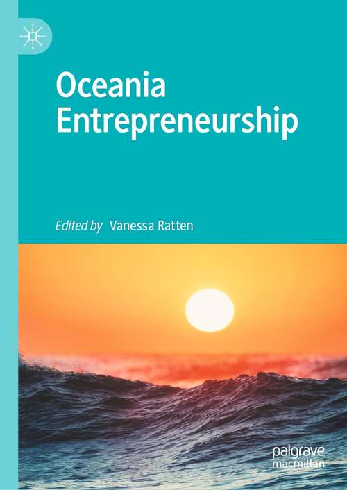 Book cover of Oceania Entrepreneurship (1st ed. 2022)