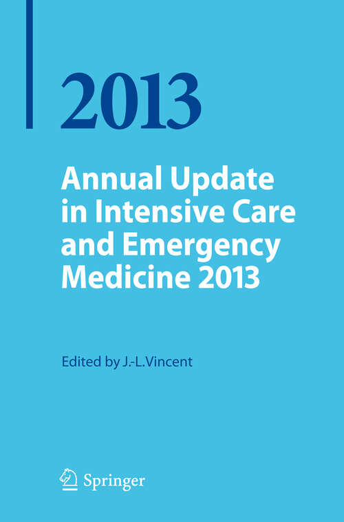 Book cover of Annual Update in Intensive Care and Emergency Medicine 2016