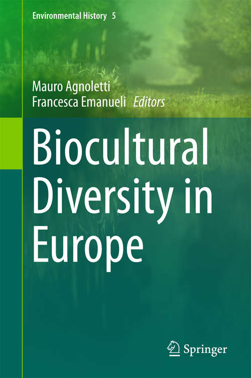 Book cover of Biocultural Diversity in Europe