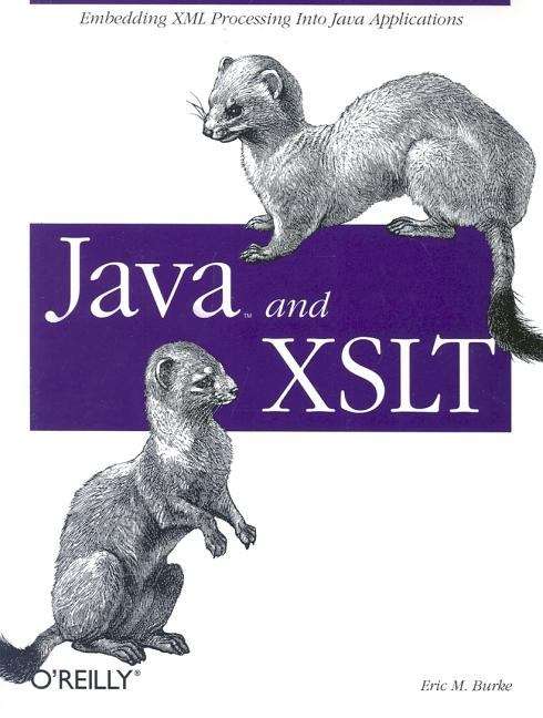 Book cover of Java and XSLT