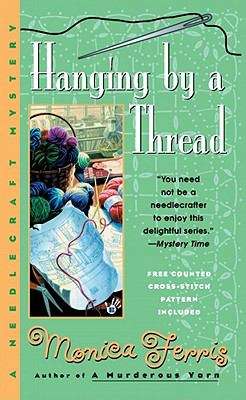 Book cover of Hanging by a Thread (A Needlecraft Mystery #6)