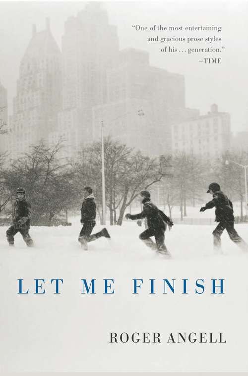 Book cover of Let Me Finish