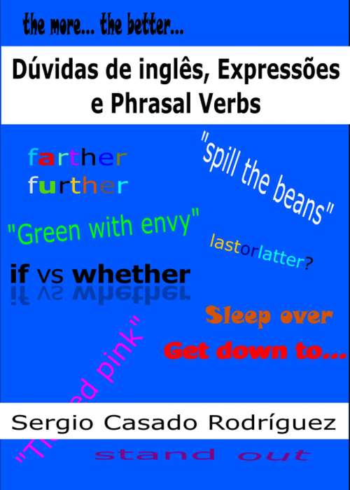 Book cover of Dúvidas de Inglês, Expressões e Phrasal Verbs