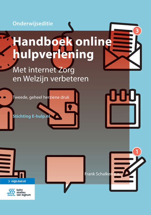 Book cover of Handboek online hulpverlening: Met internet Zorg en Welzijn verbeteren