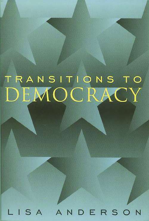 Book cover of Transitions to Democracy