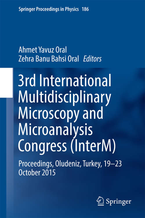 Book cover of 3rd International Multidisciplinary Microscopy and Microanalysis Congress (InterM)