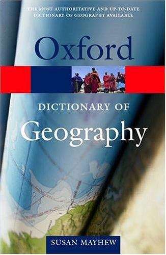 Book cover of A Dictionary of Geography