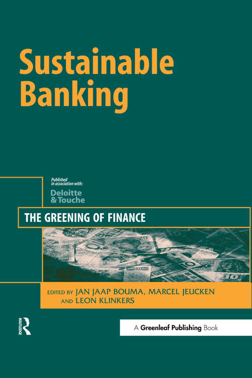 Sustainable Banking: The Greening of Finance