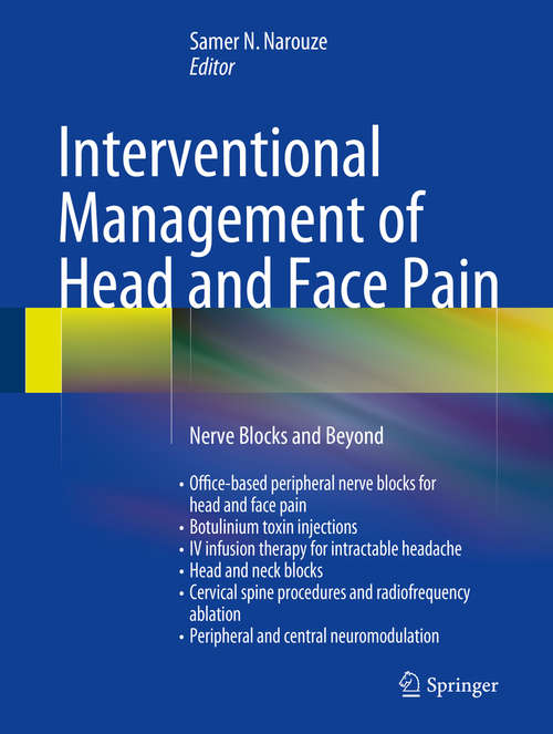 Book cover of Interventional Management of Head and Face Pain
