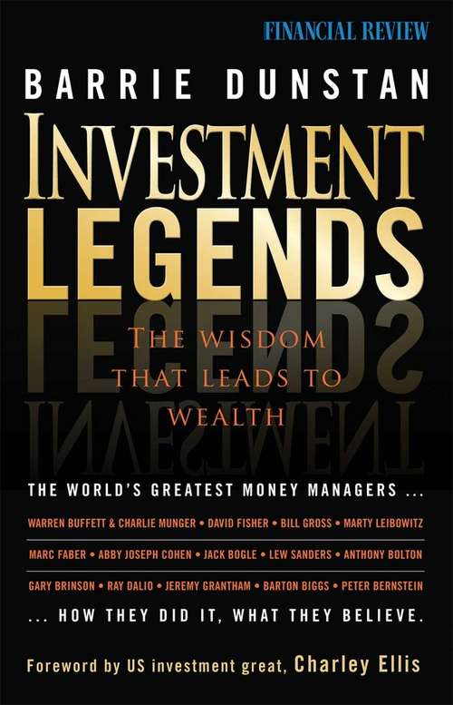 Book cover of Investment Legends