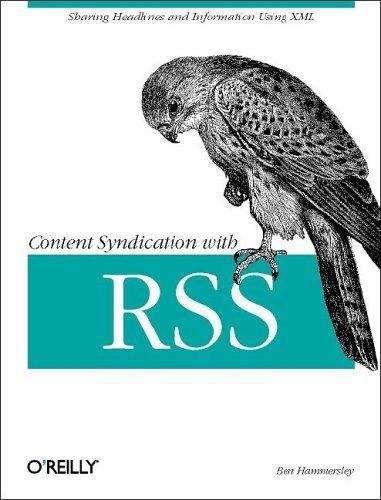 Book cover of Content Syndication with RSS