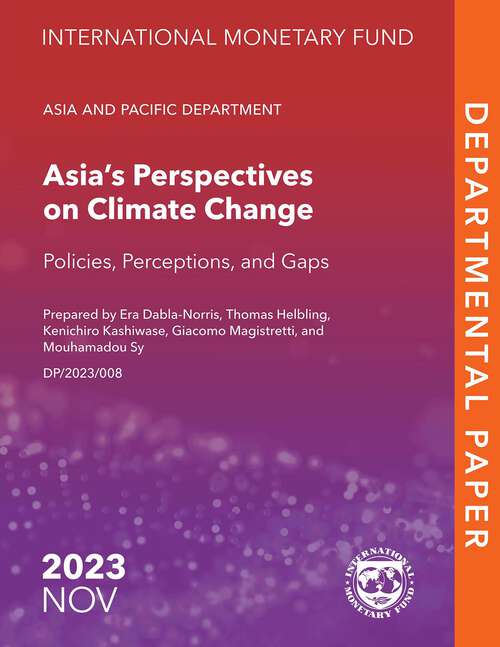 Book cover of Asia’s Perspectives on Climate Change: Policies, Perceptions, and Gaps