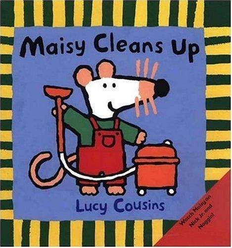 Book cover of Maisy Cleans Up