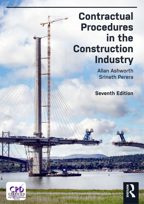 Book cover of Contractual Procedures in the Construction Industry